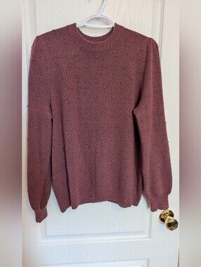 Plum Crewneck Sweater